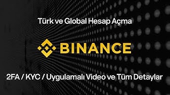 Binance Turkey and Global Account Opening 2022 All Details