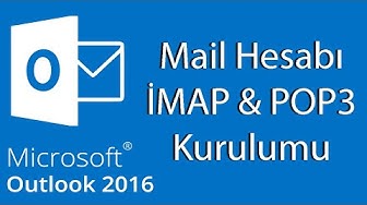 Outlook 2016 imap and Pop3 Mail Account Setup